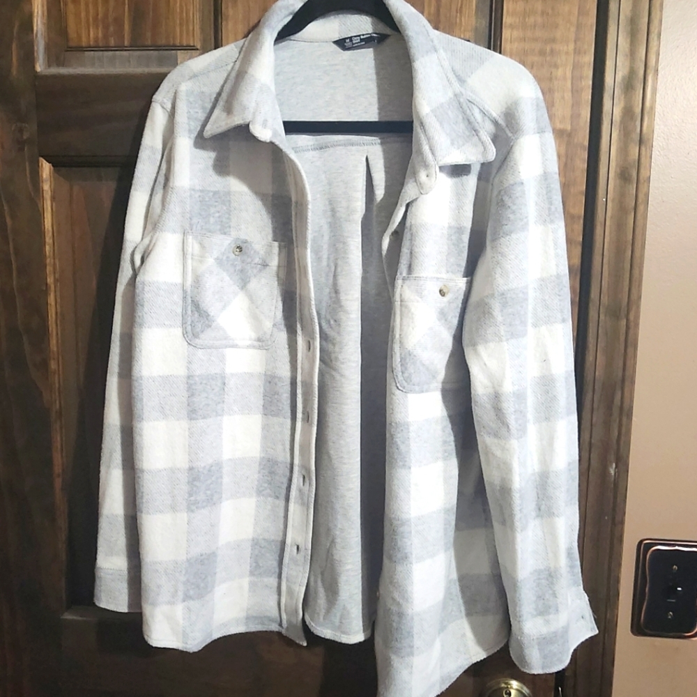 Flece button up